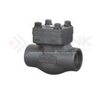 Forgé en acier Check Valve SW/Threaded fin